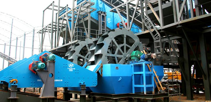 bucket wheel sand washing machine